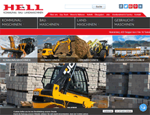 Tablet Screenshot of hell-landmaschinen.com